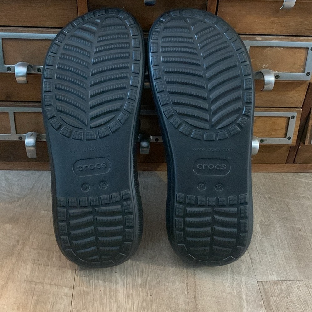 Crocs Crush Clogs Jibbitz Size 12 Black Men’s - Picture 7 of 7